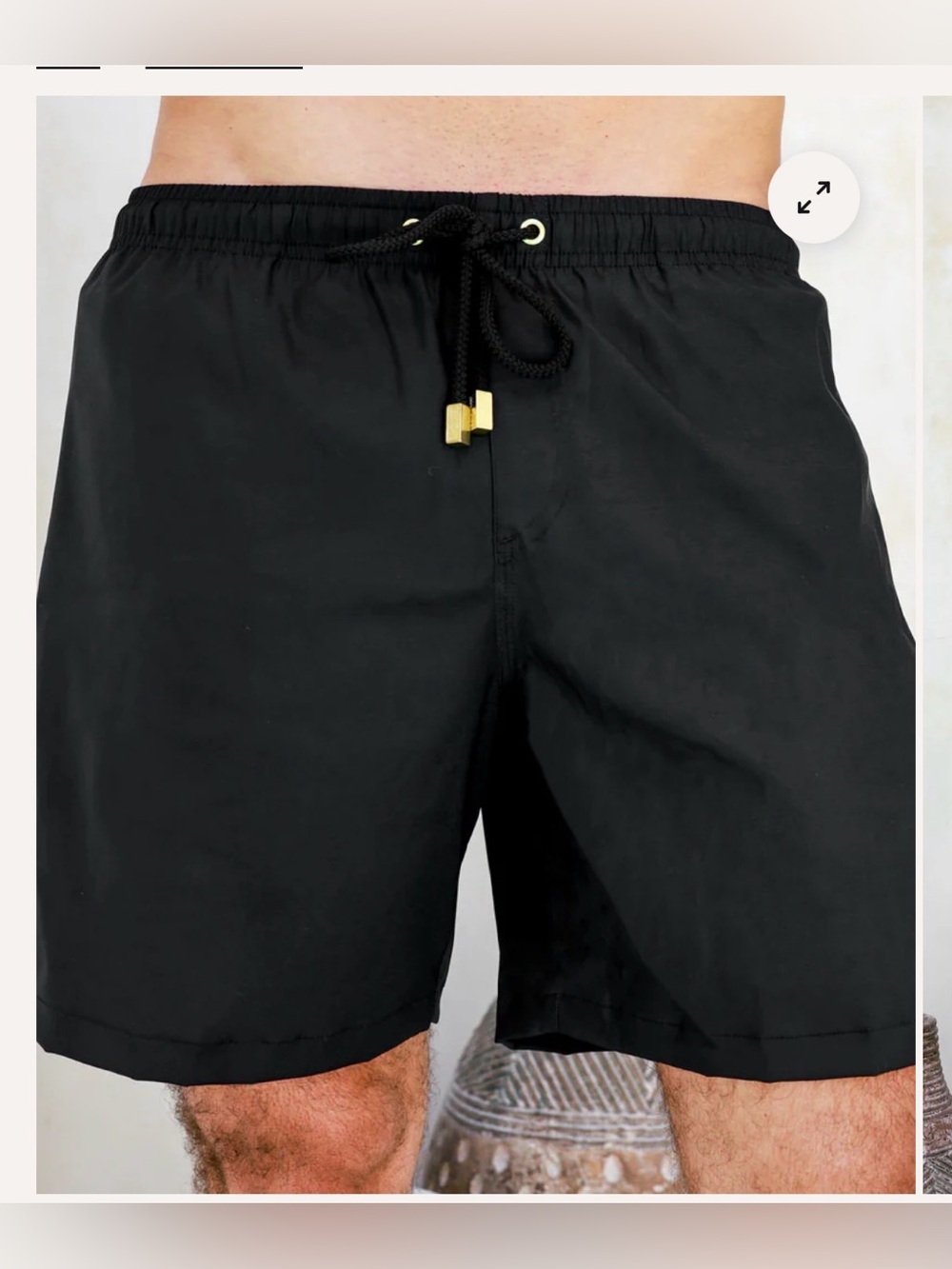 NWT Kenny Flowers THE MIDNIGHT DIPS Short 4.5 Black Swim Trunks Large $90
